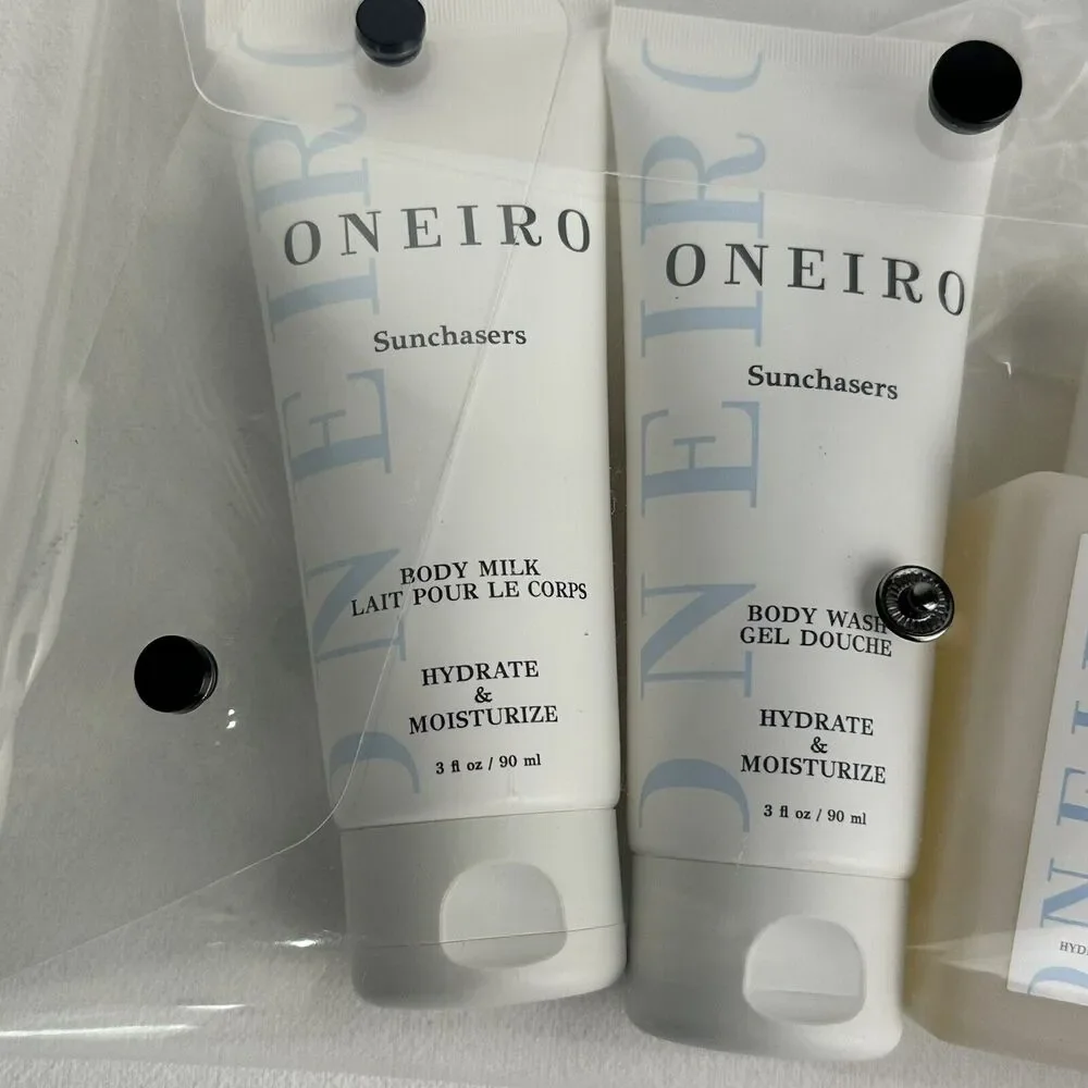 ONEIRO Sunchasers Ready Go Kit Travel Ready Clean & Vegan Personal Care Shampoo
